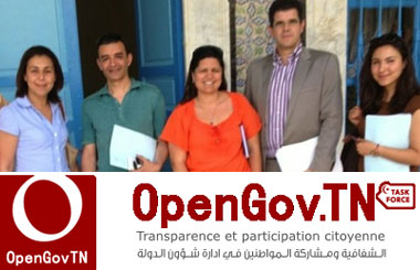 Réunion de la société civile tunisienne Opengov TN avec la députée Ettakattol Karima Souid au siège de l'assemblée constituante au Bardo le 4 juin dernier